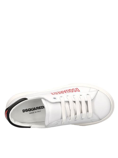 Sneakers in pelle DSQUARED2 | 79305G GINEVRABIANCO-NERO